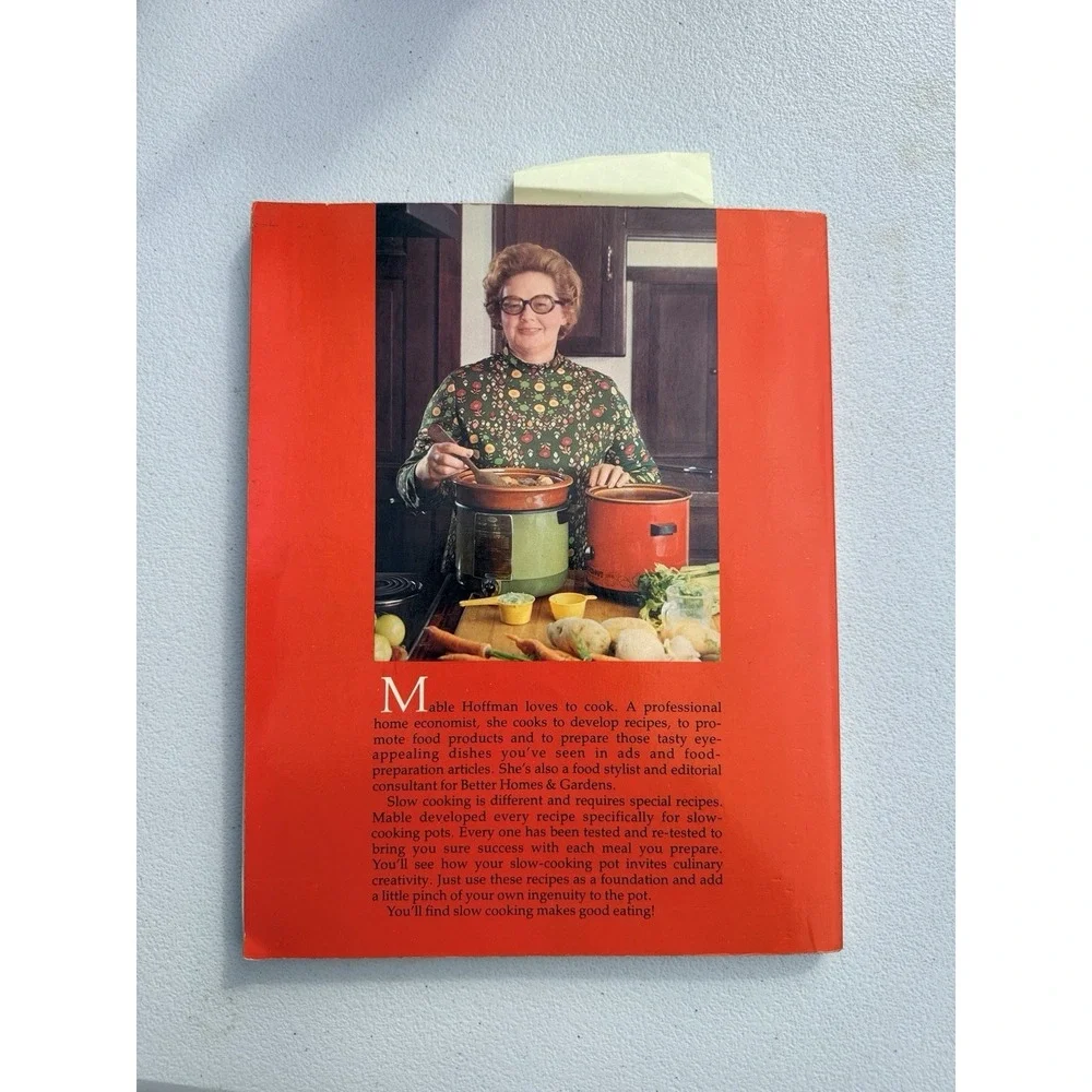 Crockery Cookery‎ Mable Hoffman 1975 Vintage Slow Cooker Cookbook